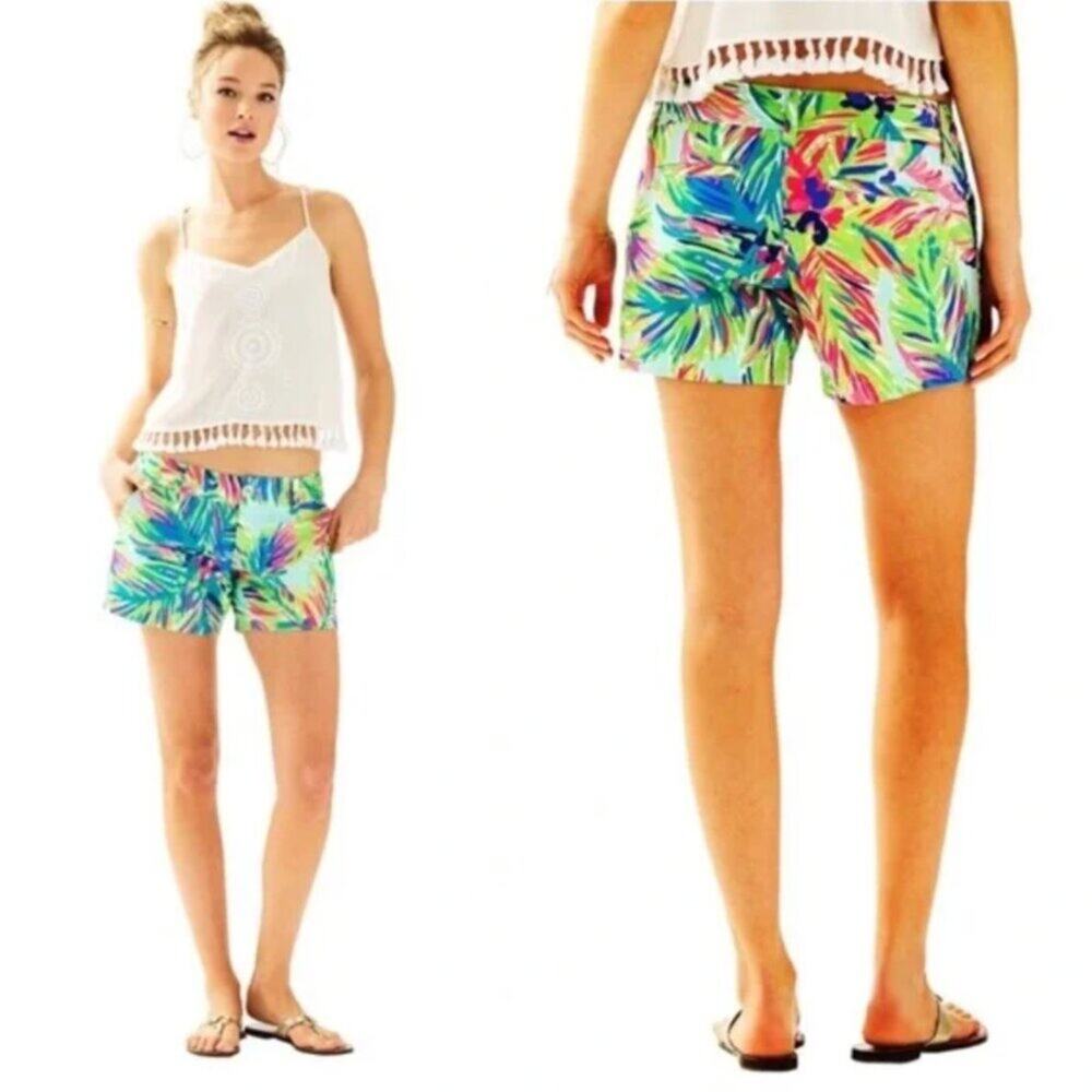 Lilly Pulitzer Callahan Shorts Island Time Women's Size 4 Excellent VERY gently